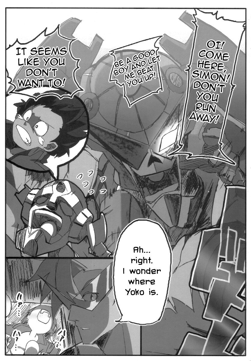 Hentai Manga Comic-Let's go! Tengen Toppa Dorirun Yoko-Read-22